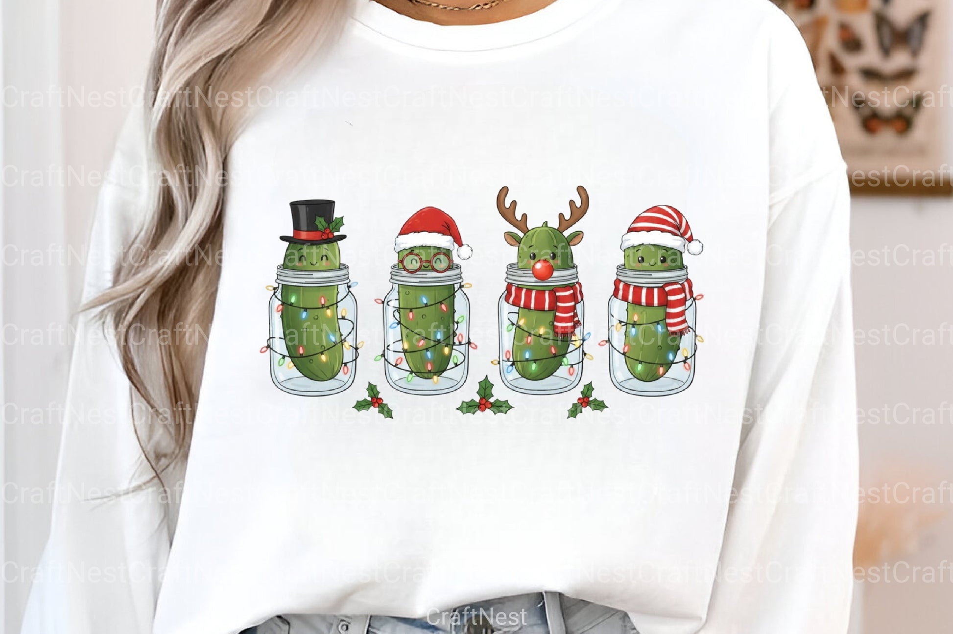 Christmas Pickles Clipart Bundle - CraftNest - Digital Crafting and Art