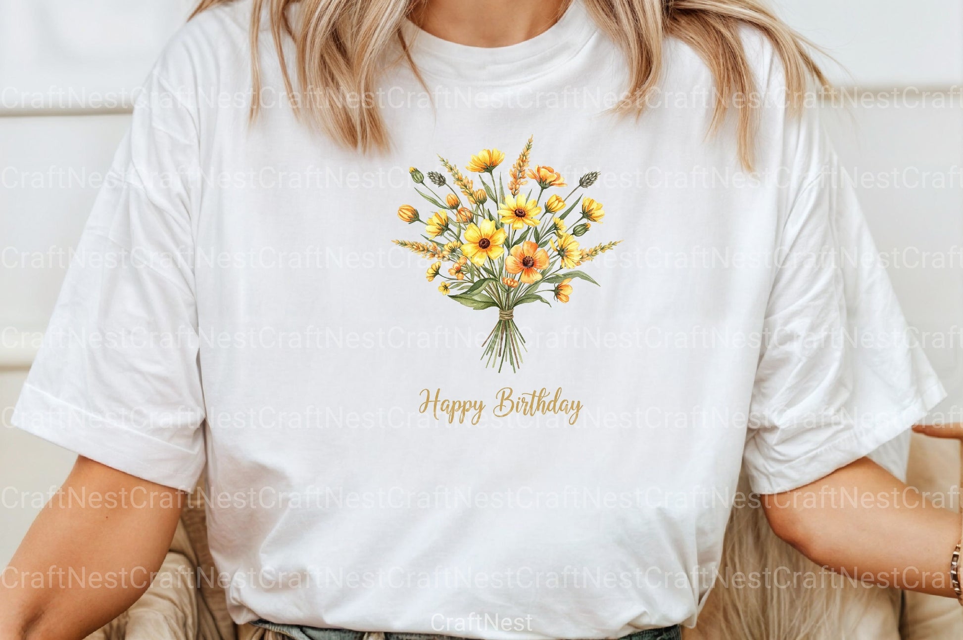 Wildflowers Brushstroke Clipart Bundle 2 - CraftNest - Digital Crafting and Art