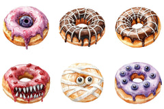Halloween Donut Clipart Bundle - CraftNest - Digital Crafting and Art