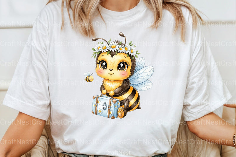 Back to School Bee Clipart Bundle 9 - CraftNest - Digital Crafting and Art