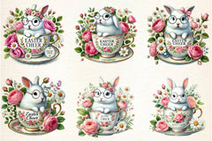 Easter Bunny Clipart Bundle - CraftNest - Digital Crafting and Art