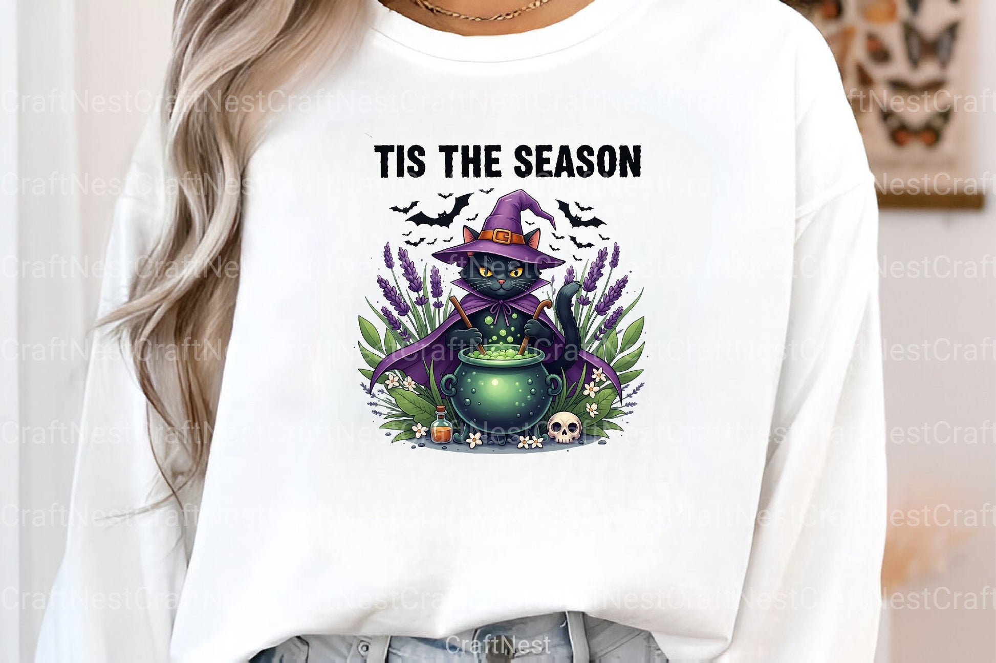 Witchy Cat Graphic Clipart Bundle - CraftNest - Digital Crafting and Art