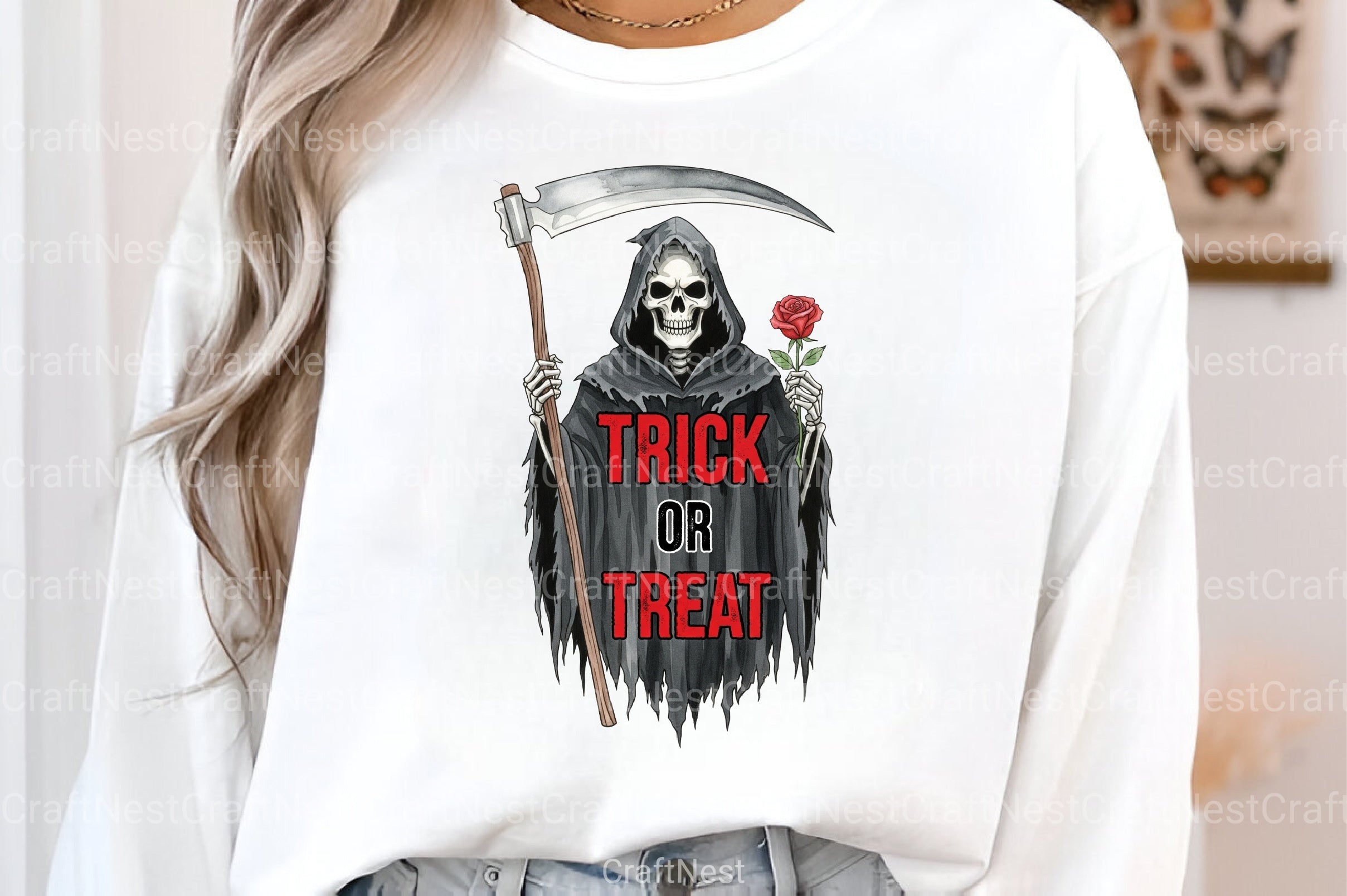 Spooky Reaper Halloween Clipart Bundle - CraftNest - Digital Crafting and Art