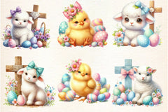 Easter Lamb & Goose Clipart Bundle - CraftNest - Digital Crafting and Art