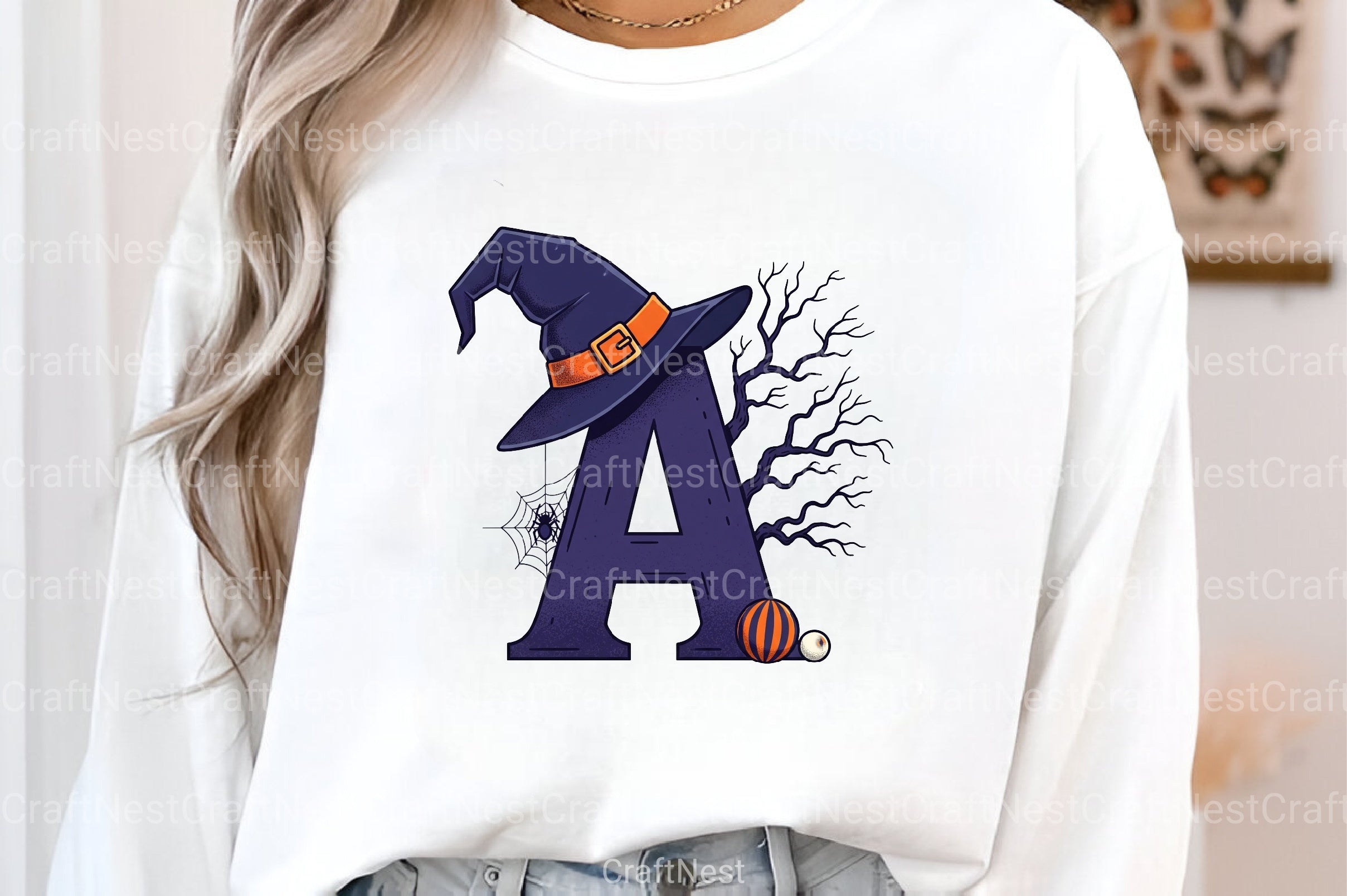 Halloween Alphabet Clipart Bundle 4 - CraftNest - Digital Crafting and Art