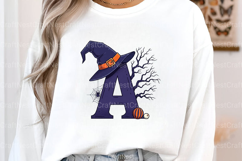 Halloween Alphabet Clipart Bundle 4 - CraftNest - Digital Crafting and Art