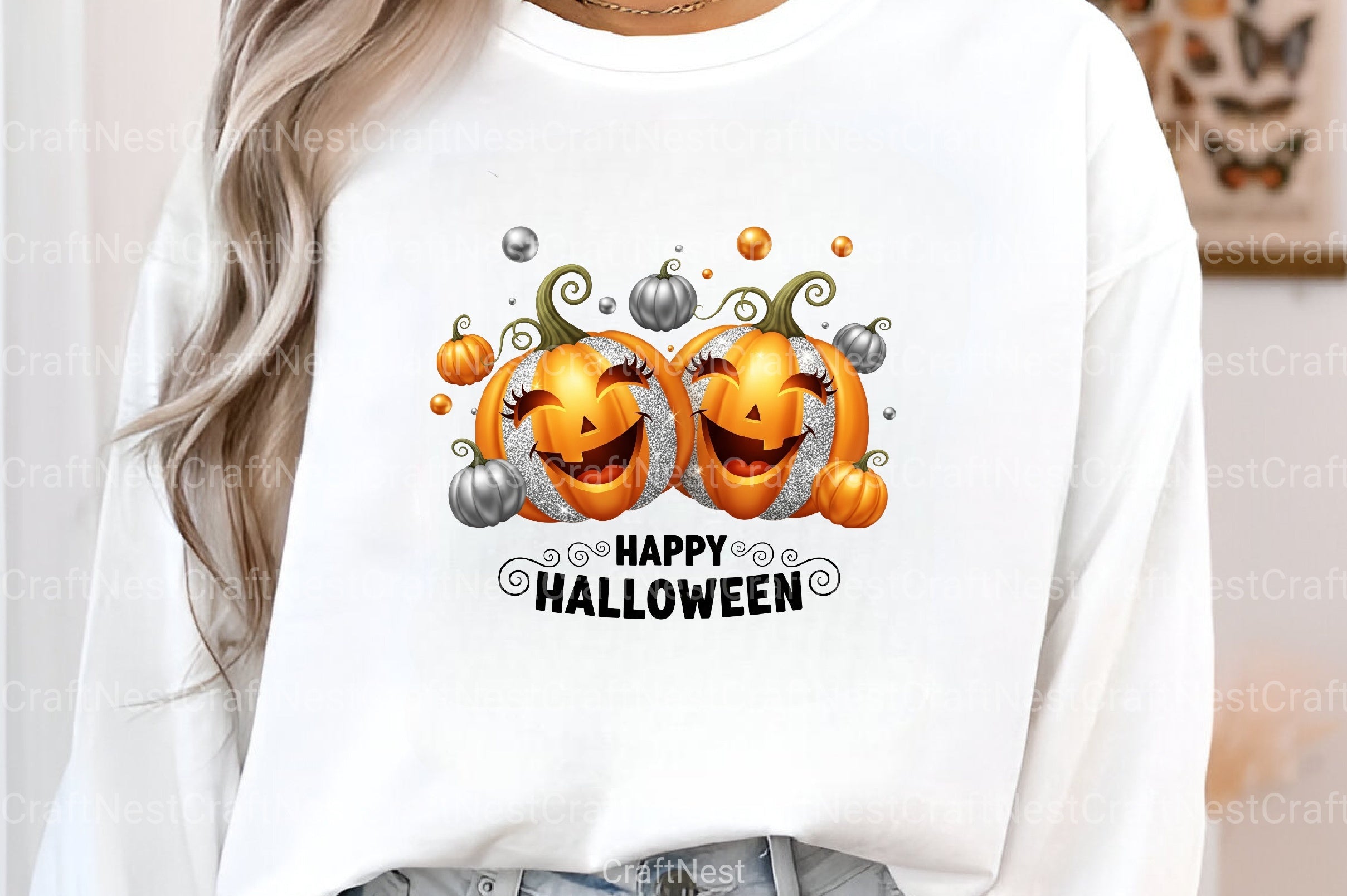 Happy Halloween Pumpkin Clipart Bundle - CraftNest - Digital Crafting and Art