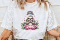 Funny Sloth Quotes Clipart Bundle 232 - CraftNest - Digital Crafting and Art