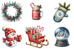 Christmas Winter Clipart Bundle - CraftNest - Digital Crafting and Art