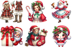 Christmas Mrs. Claus Clipart Bundle 67 - CraftNest - Digital Crafting and Art