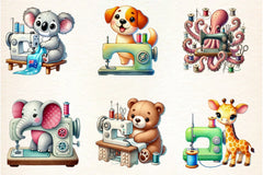 Sewing Machine Clipart Bundle - CraftNest - Digital Crafting and Art