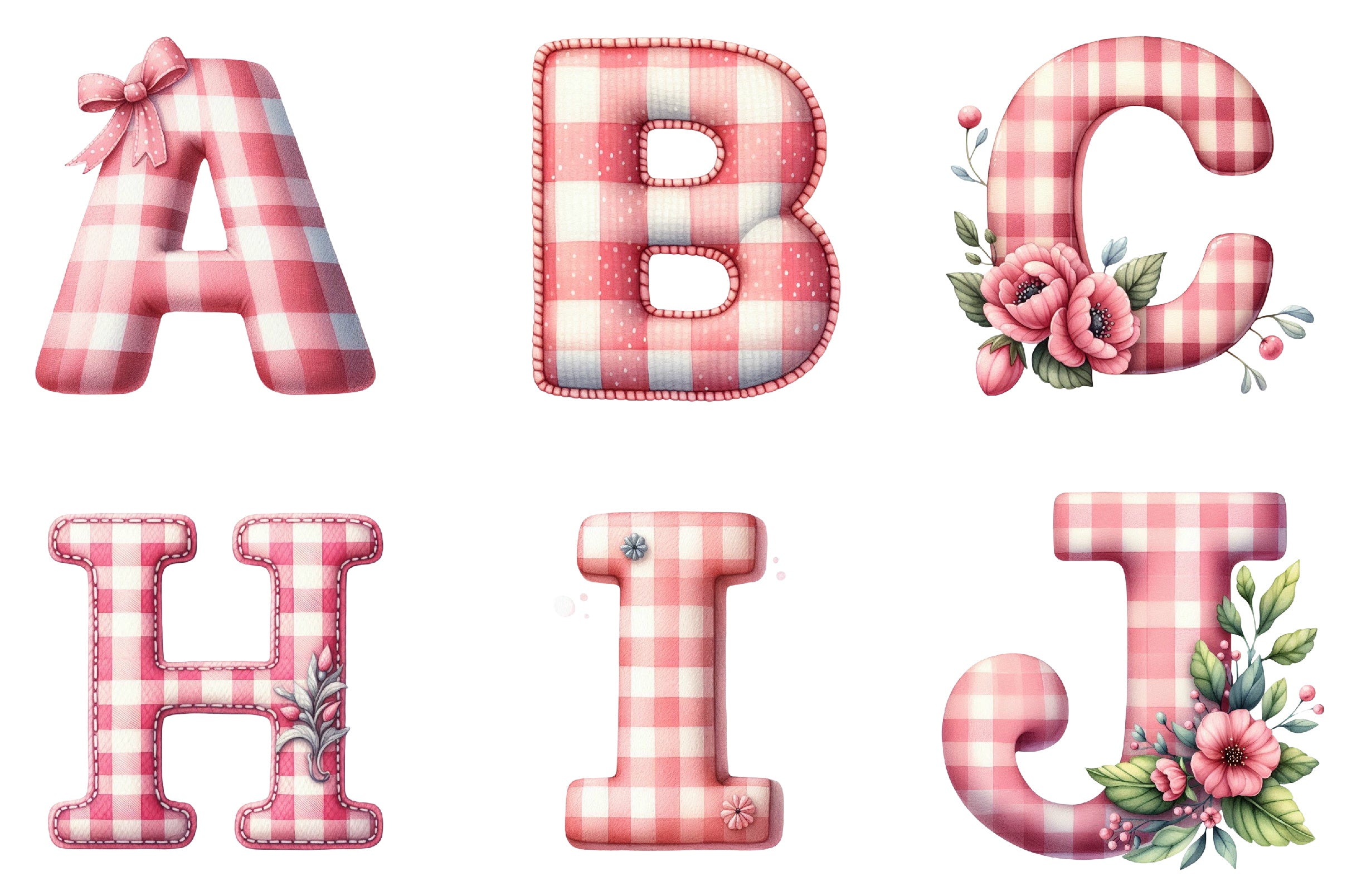 Alphabet Clipart Bundle for Crafts and Design