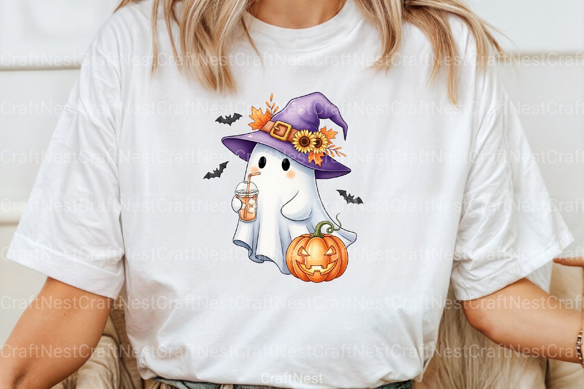 Funny Halloween Ghost Clipart Bundle 11 - CraftNest - Digital Crafting and Art