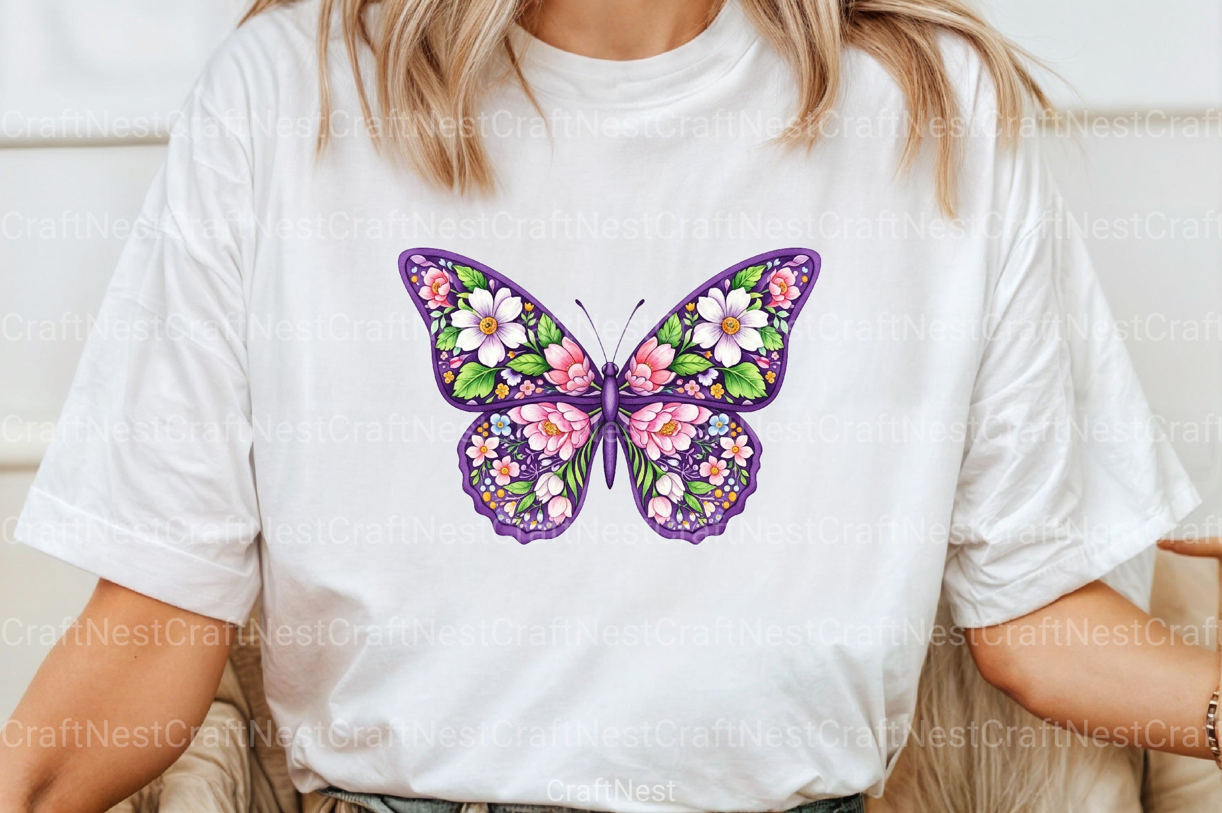 Purple Butterfly Clipart Bundle 77 - CraftNest - Digital Crafting and Art