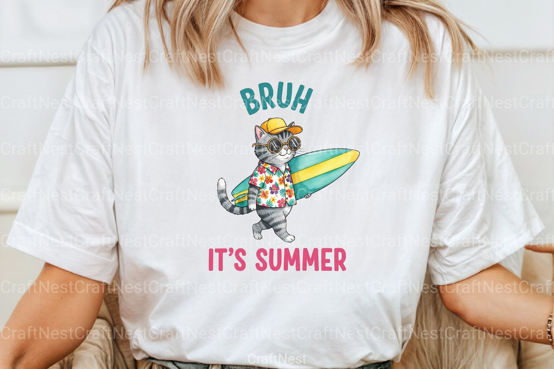 Summer Funny Animals Clipart Bundle 7 - CraftNest - Digital Crafting and Art