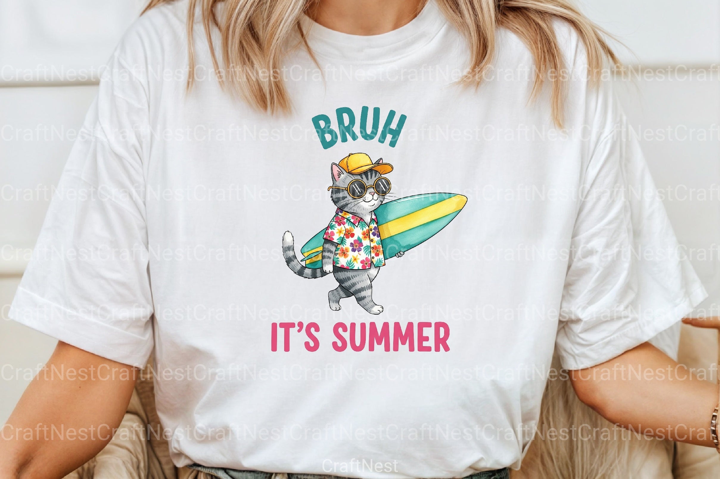 Summer Funny Animals Clipart Bundle 7 - CraftNest - Digital Crafting and Art