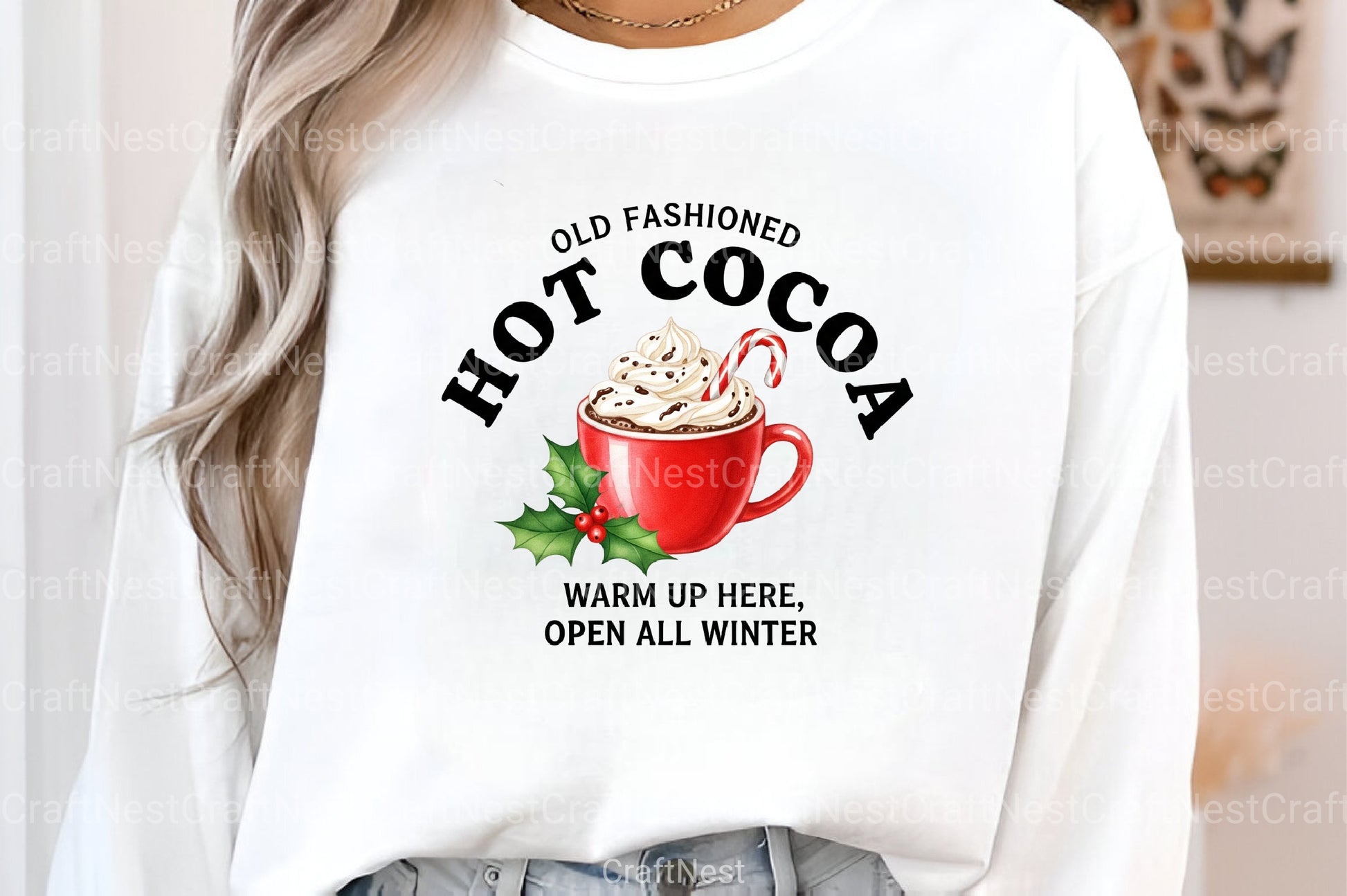 Retro Hot Cocoa Graphic Design Clipart Bundle - CraftNest - Digital Crafting and Art