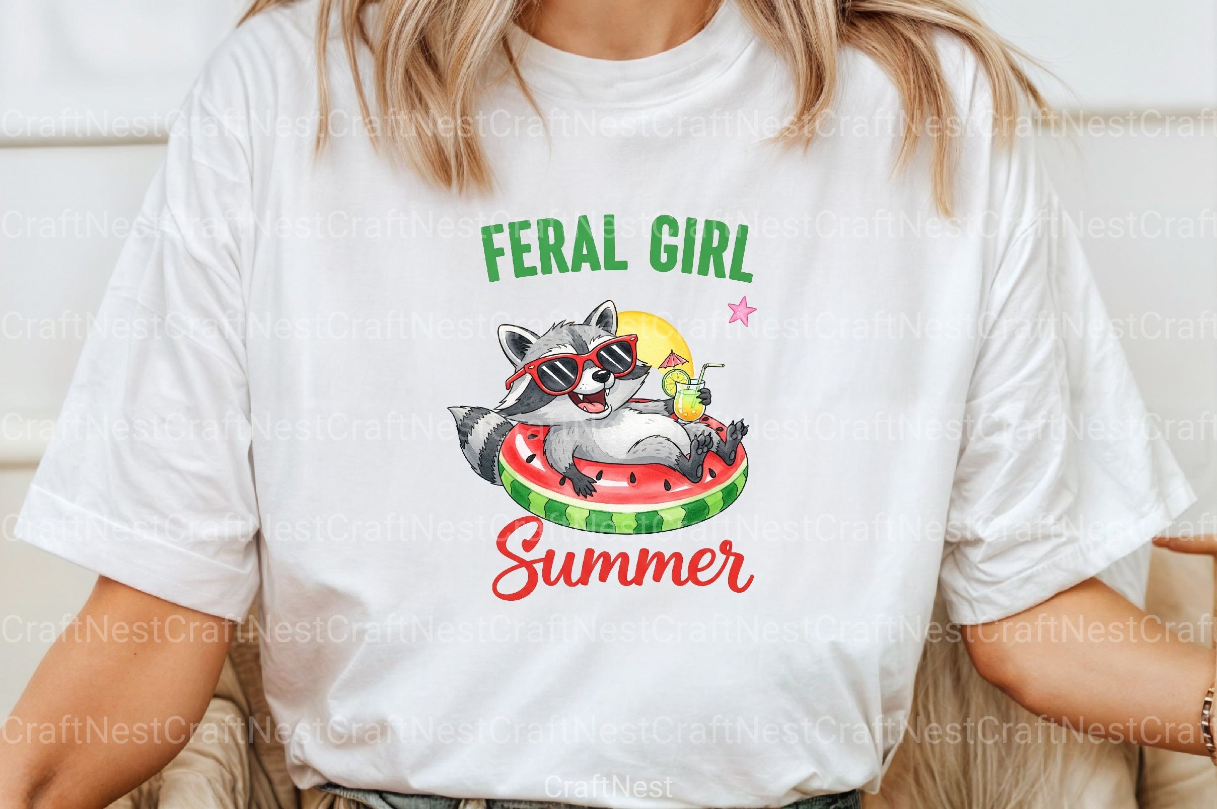 Summer Funny Animals Clipart Bundle 6 - CraftNest - Digital Crafting and Art