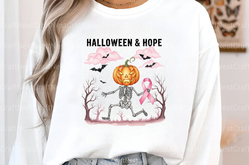 Halloween Breast Cancer Clipart Bundle 67 - CraftNest - Digital Crafting and Art