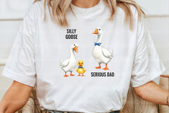 Bow Tie Goose Dad Cute Duo Clipart Bundle 66 - CraftNest - Digital Crafting and Art