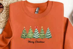 Merry Christmas Tree Clipart Bundle - CraftNest - Digital Crafting and Art
