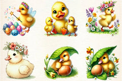 Easter Duck Clipart Bundle - CraftNest - Digital Crafting and Art