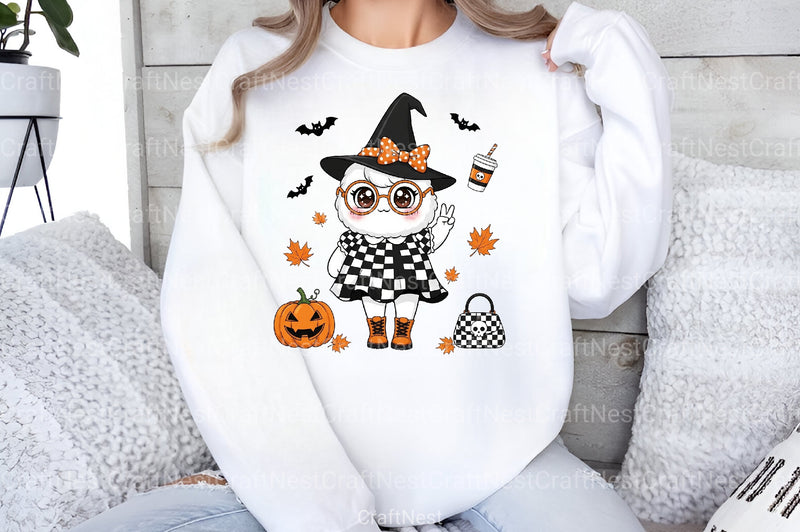 Cute Halloween Ghost Clipart Bundle 2 - CraftNest - Digital Crafting and Art