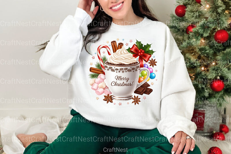 Christmas Cocoa Clipart Bundle - CraftNest - Digital Crafting and Art