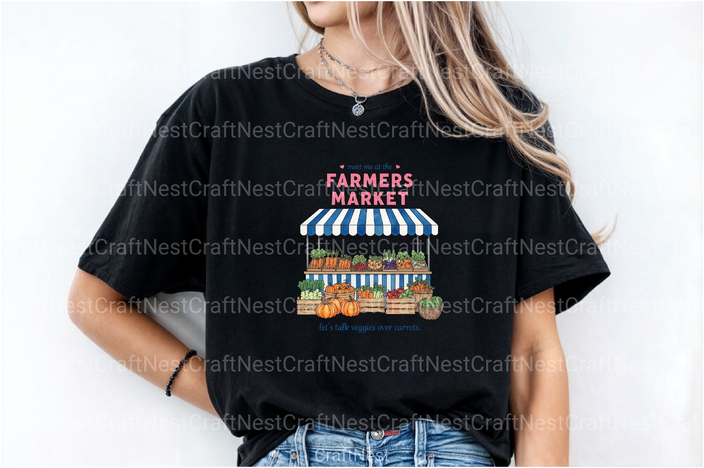 Farmers Market Stall Hand Drawn Clipart Bundle - CraftNest - Digital Crafting and Art