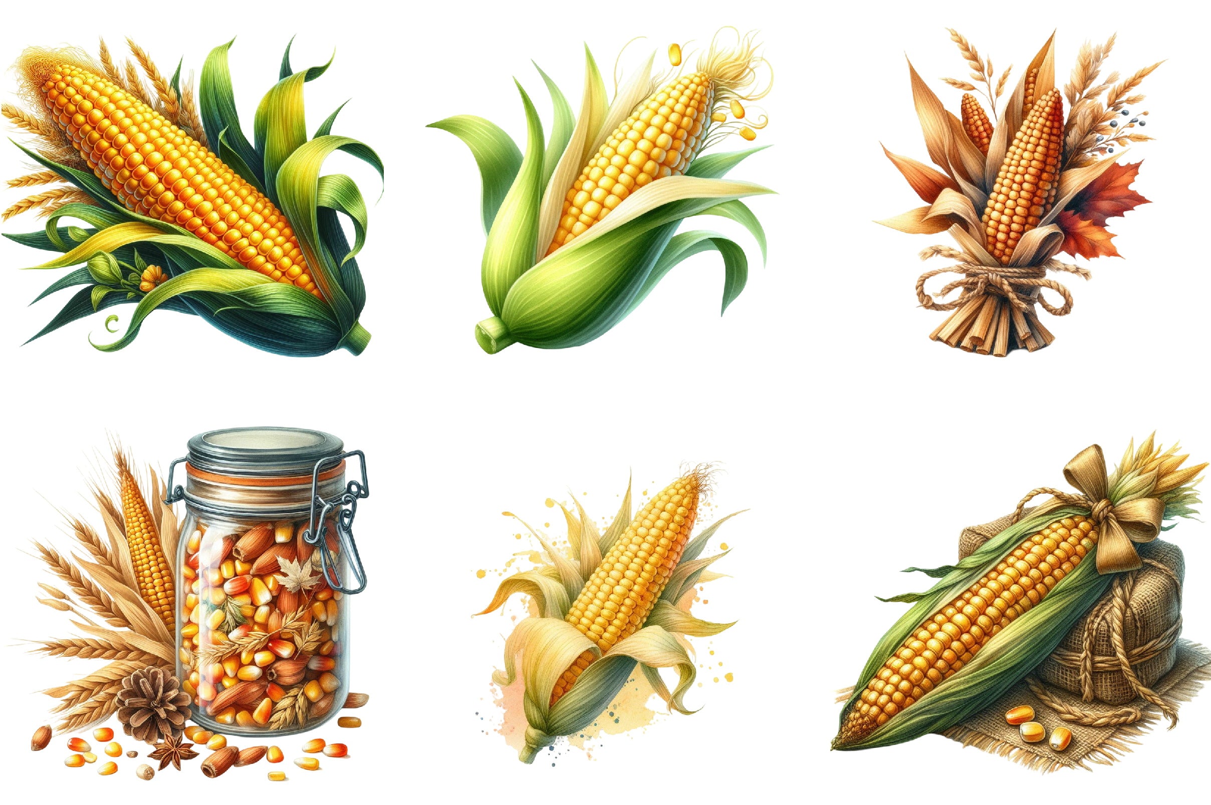 Corn Clipart Bundle