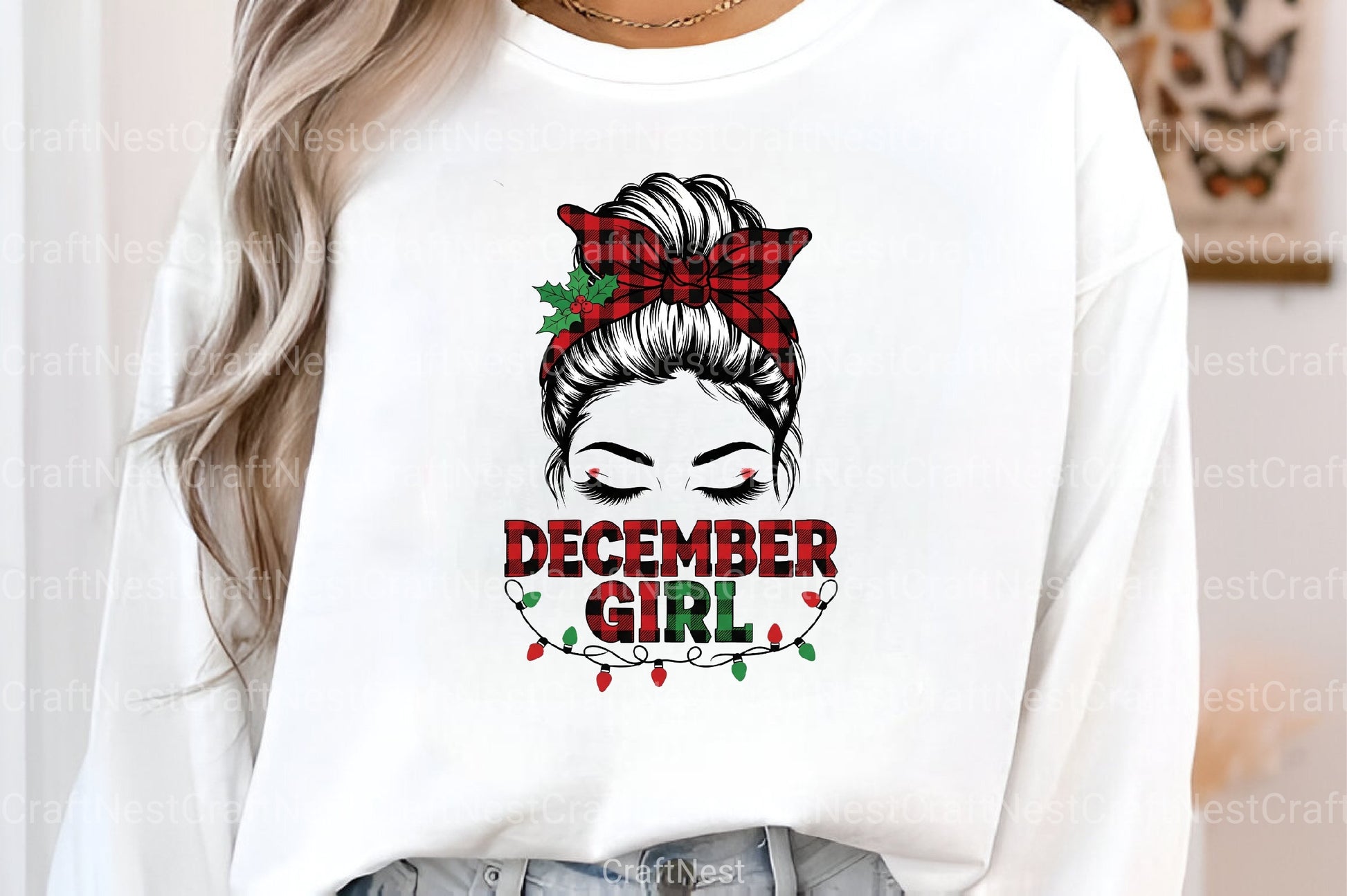 December Girl Holiday Clipart Bundle - CraftNest - Digital Crafting and Art