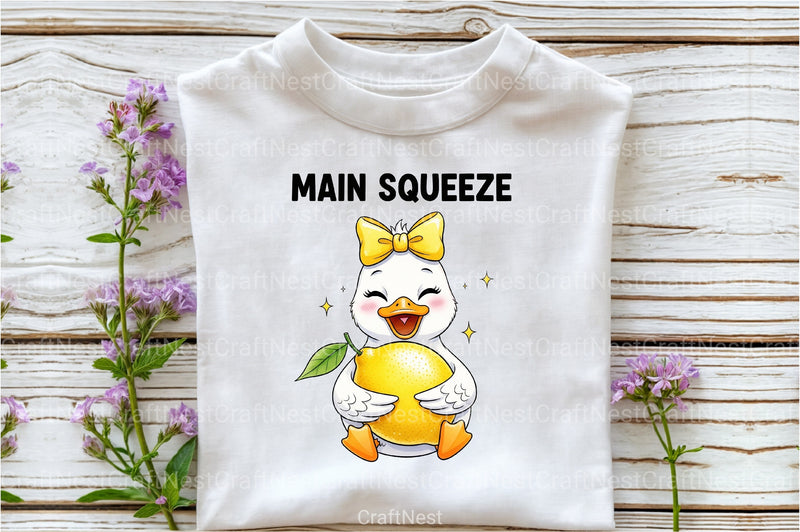 Funny Lemon Goose Clipart Bundle: Positive Main Squeeze 6 - CraftNest - Digital Crafting and Art