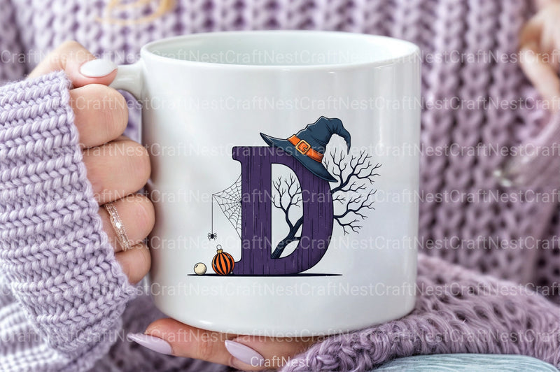 Halloween Alphabet Clipart Bundle 16 - CraftNest - Digital Crafting and Art