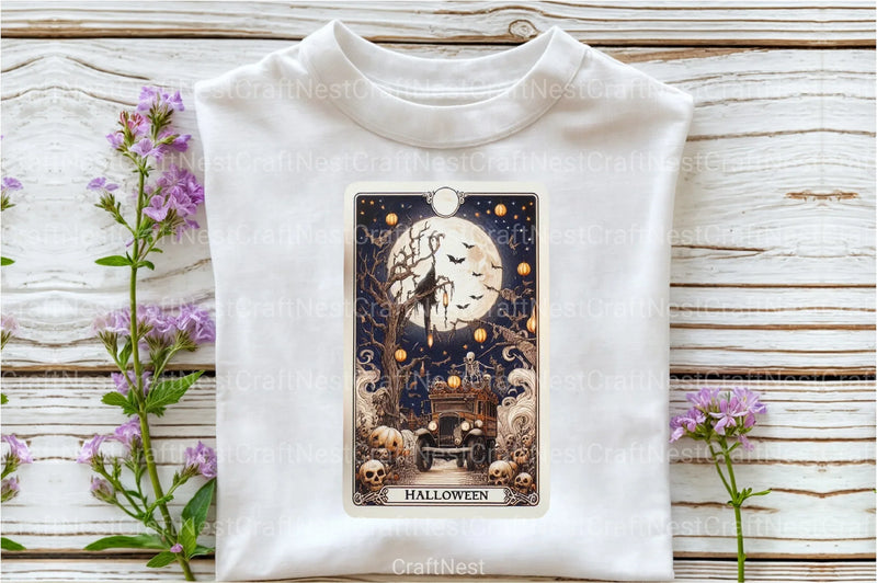 Halloween Tarot Card Clipart Bundle 23 - CraftNest - Digital Crafting and Art