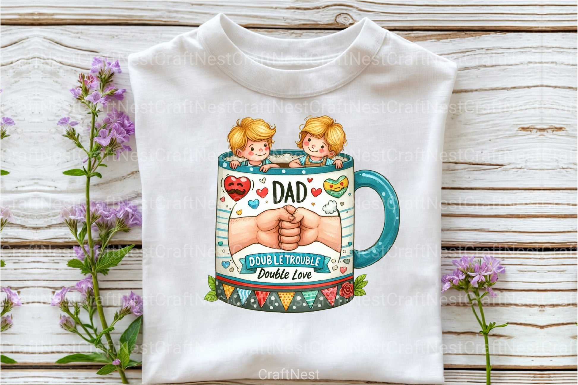 Kids Father’s Day Fist Bump Clipart Bundle 5 - CraftNest - Digital Crafting and Art