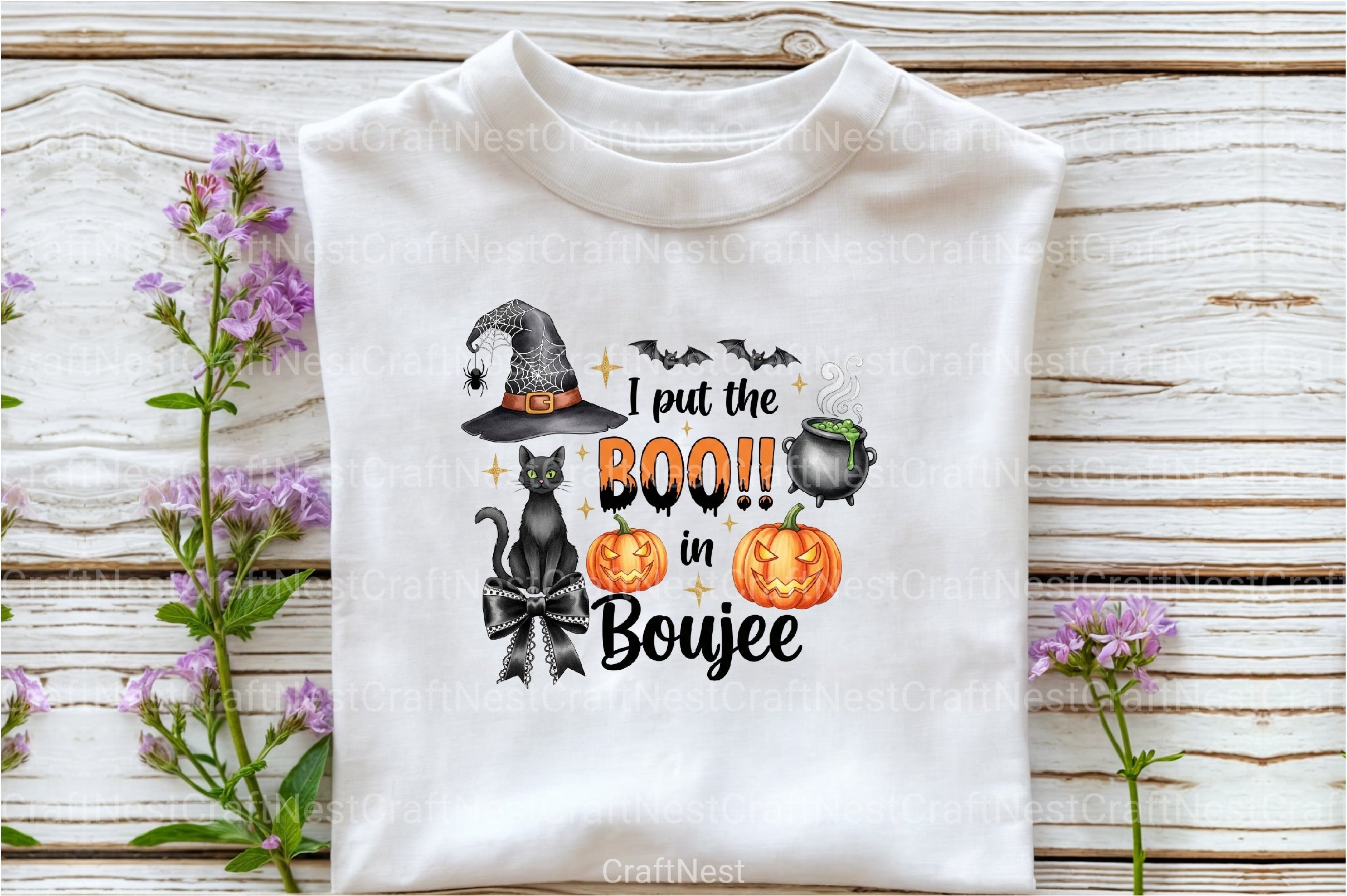 Boo in Boujee Coquette Clipart Bundle - CraftNest - Digital Crafting and Art