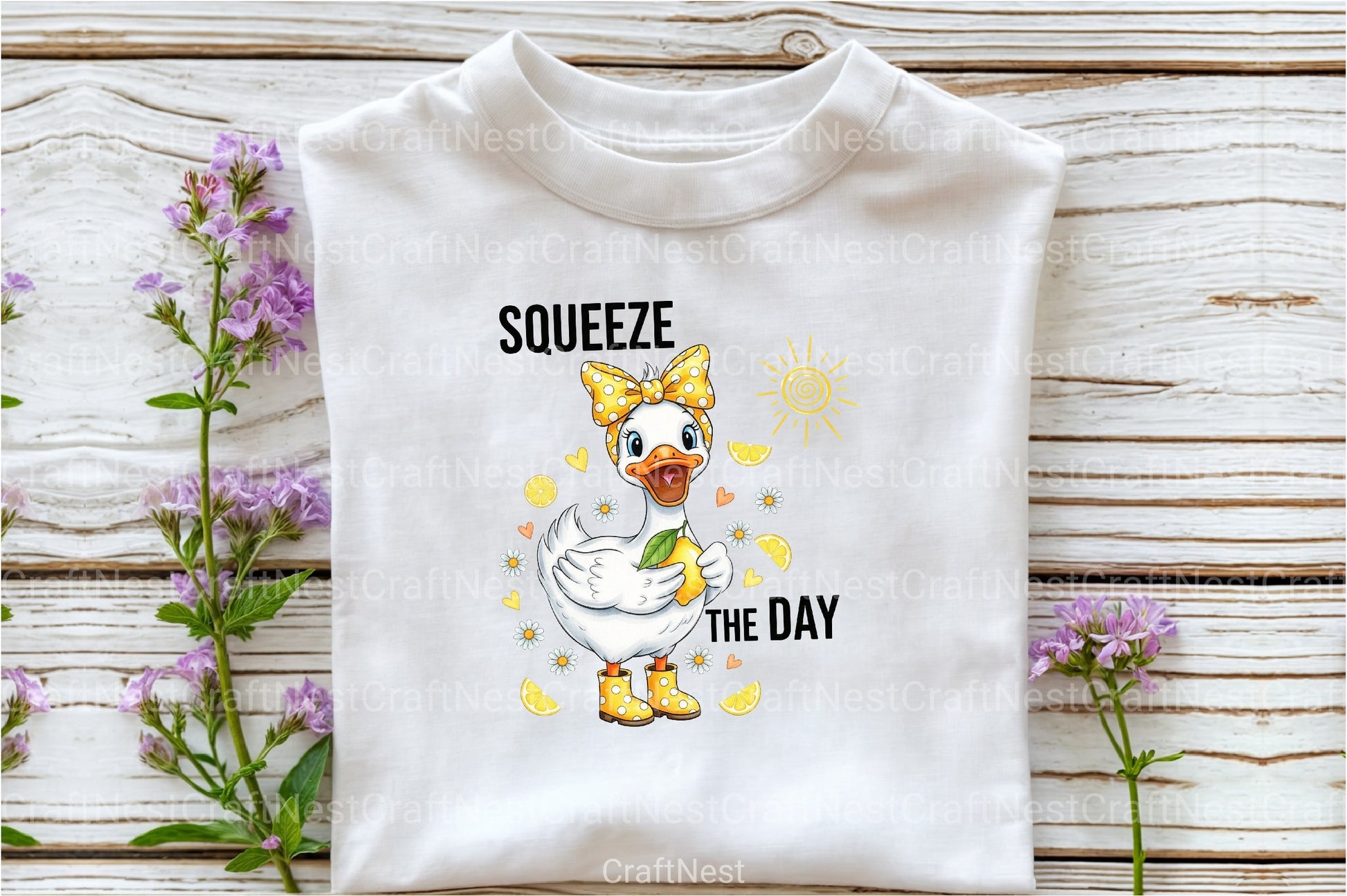 Funny Lemon Goose Clipart Bundle: Positive Main Squeeze - CraftNest - Digital Crafting and Art