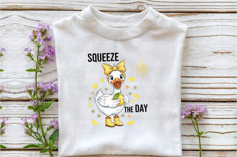 Funny Lemon Goose Clipart Bundle: Positive Main Squeeze - CraftNest - Digital Crafting and Art