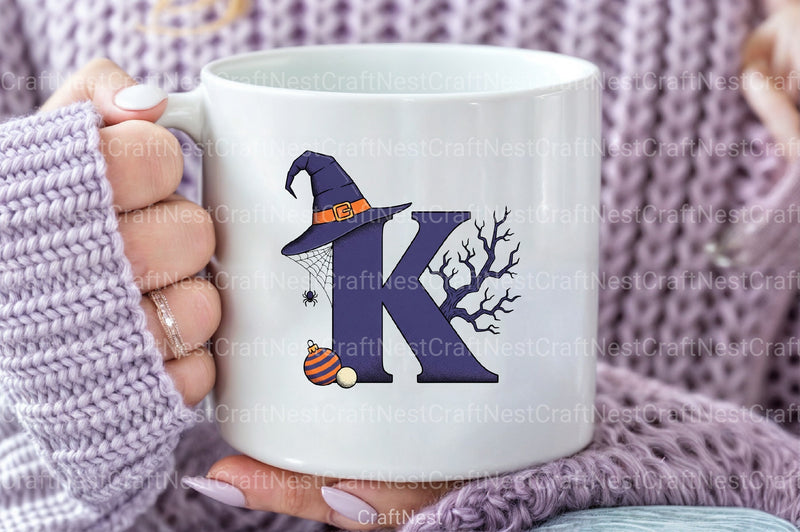 Halloween Alphabet Clipart Bundle 6 - CraftNest - Digital Crafting and Art