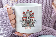 Haunted House Illustration Art Clipart Bundle - CraftNest - Digital Crafting and Art