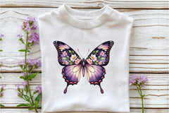 Purple Butterfly Clipart Bundle 99 - CraftNest - Digital Crafting and Art