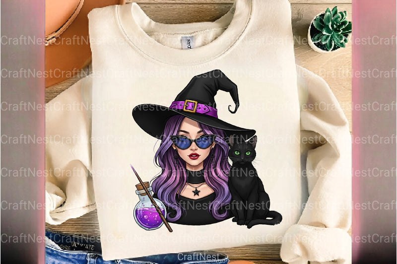 Glam Witch Clipart Bundle - CraftNest - Digital Crafting and Art