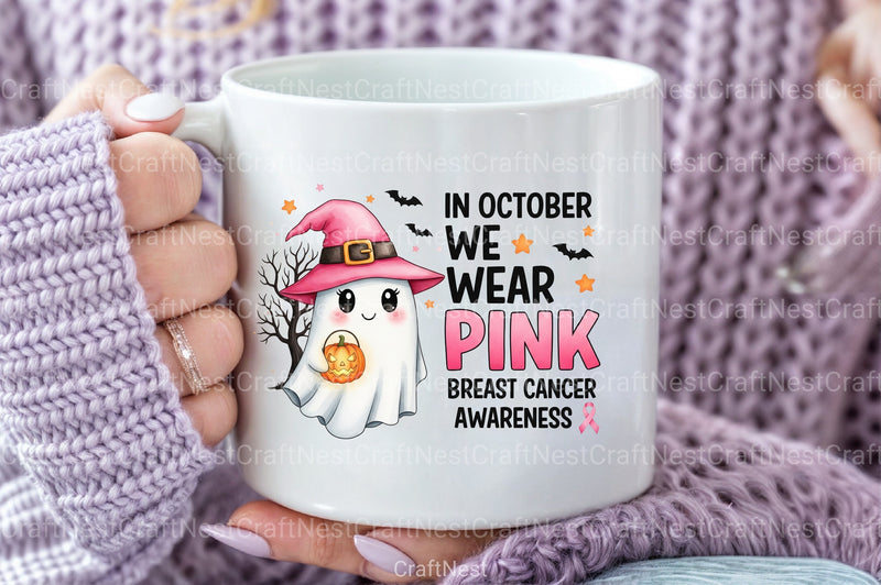 Halloween Breast Cancer Clipart Bundle 18 - CraftNest - Digital Crafting and Art