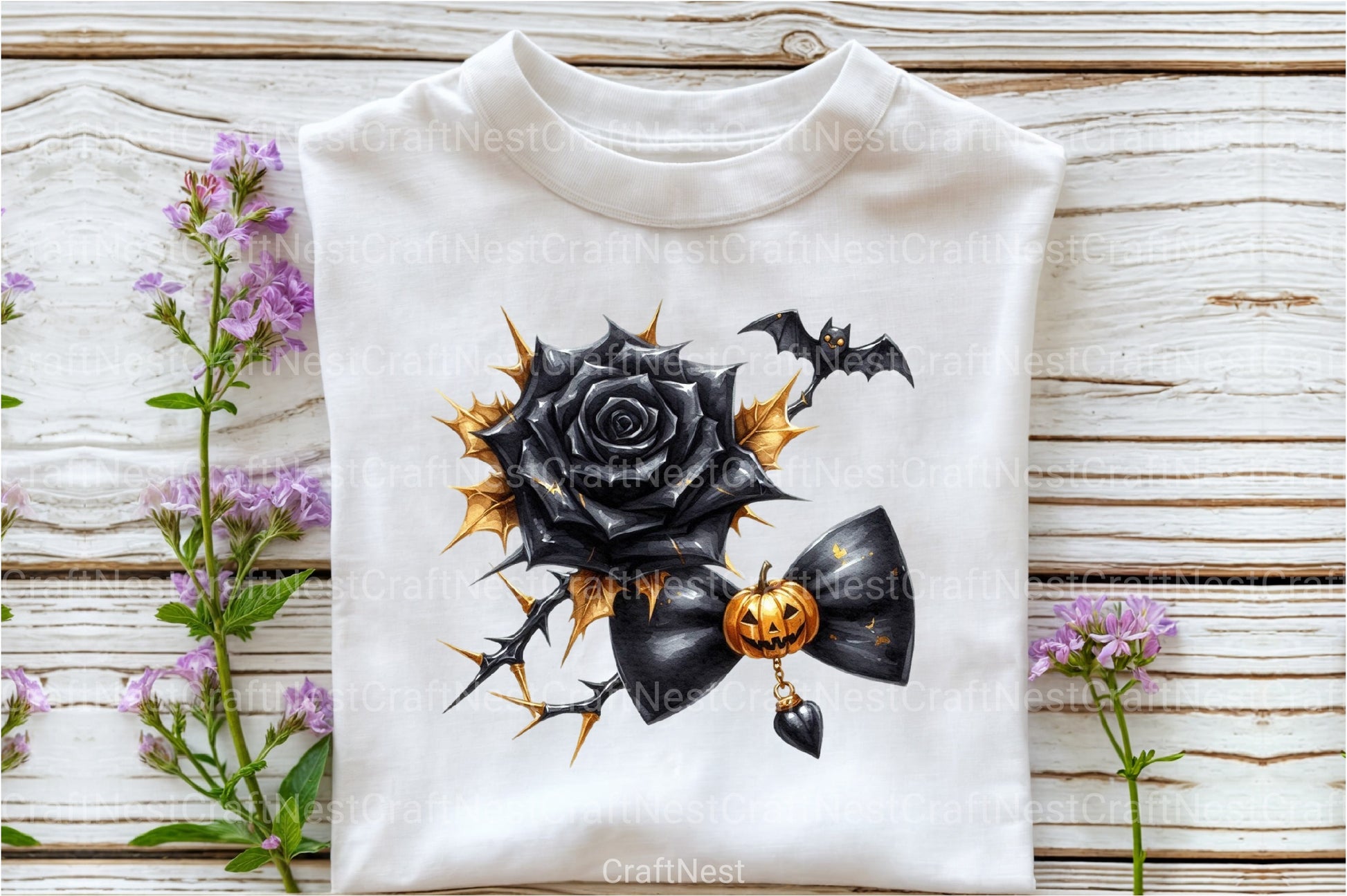 Elegant Halloween Clipart Bundle 8 - CraftNest - Digital Crafting and Art