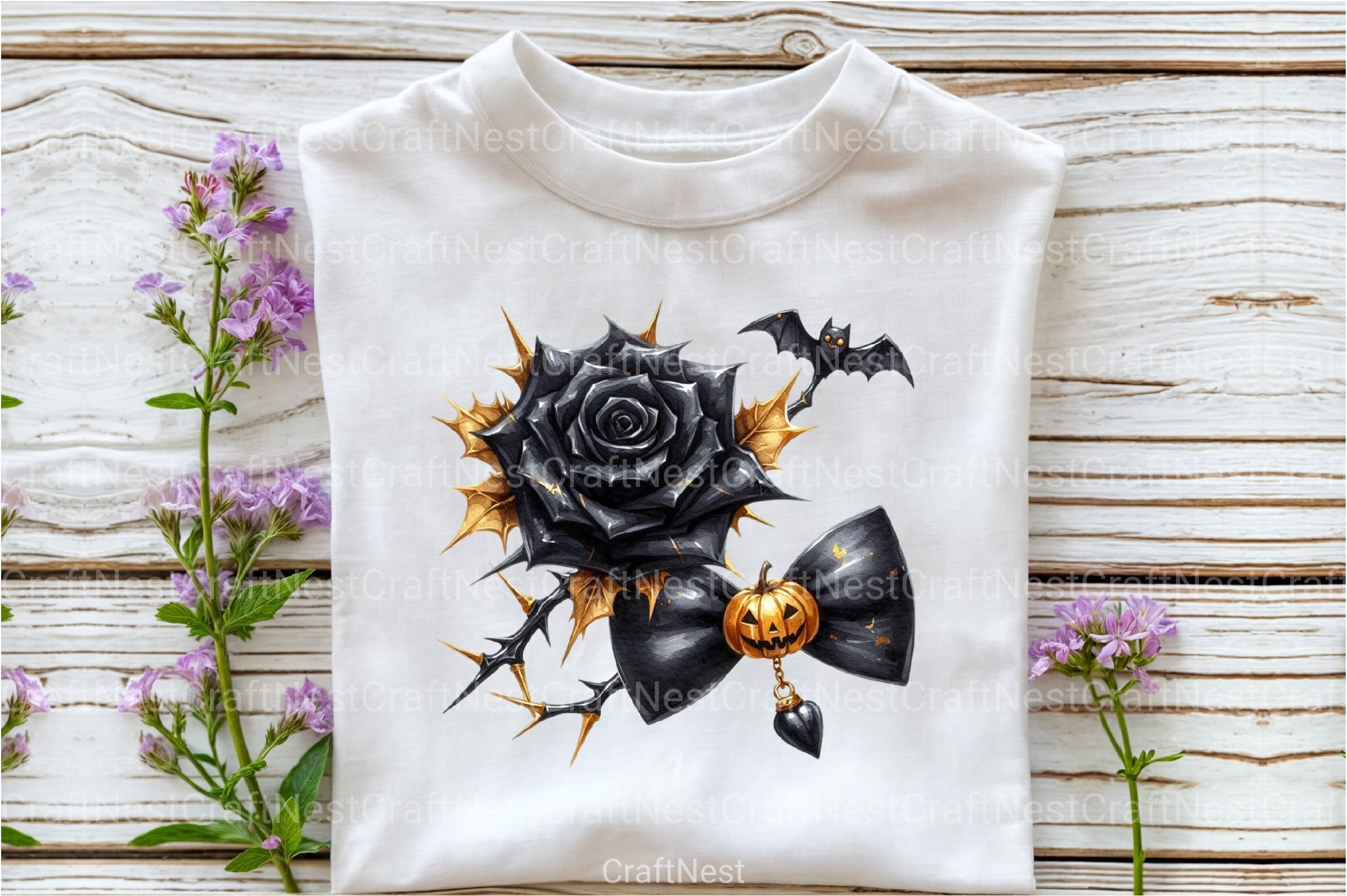 Elegant Halloween Clipart Bundle 8 - CraftNest - Digital Crafting and Art