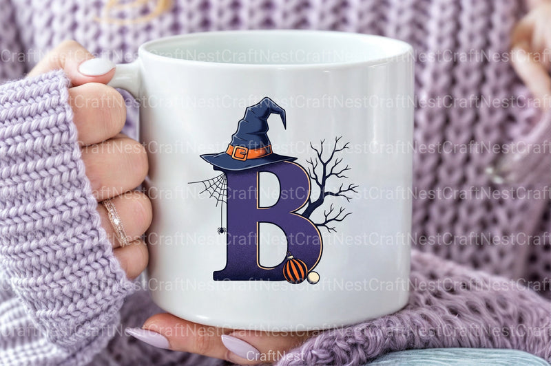 Halloween Alphabet Clipart Bundle 14 - CraftNest - Digital Crafting and Art