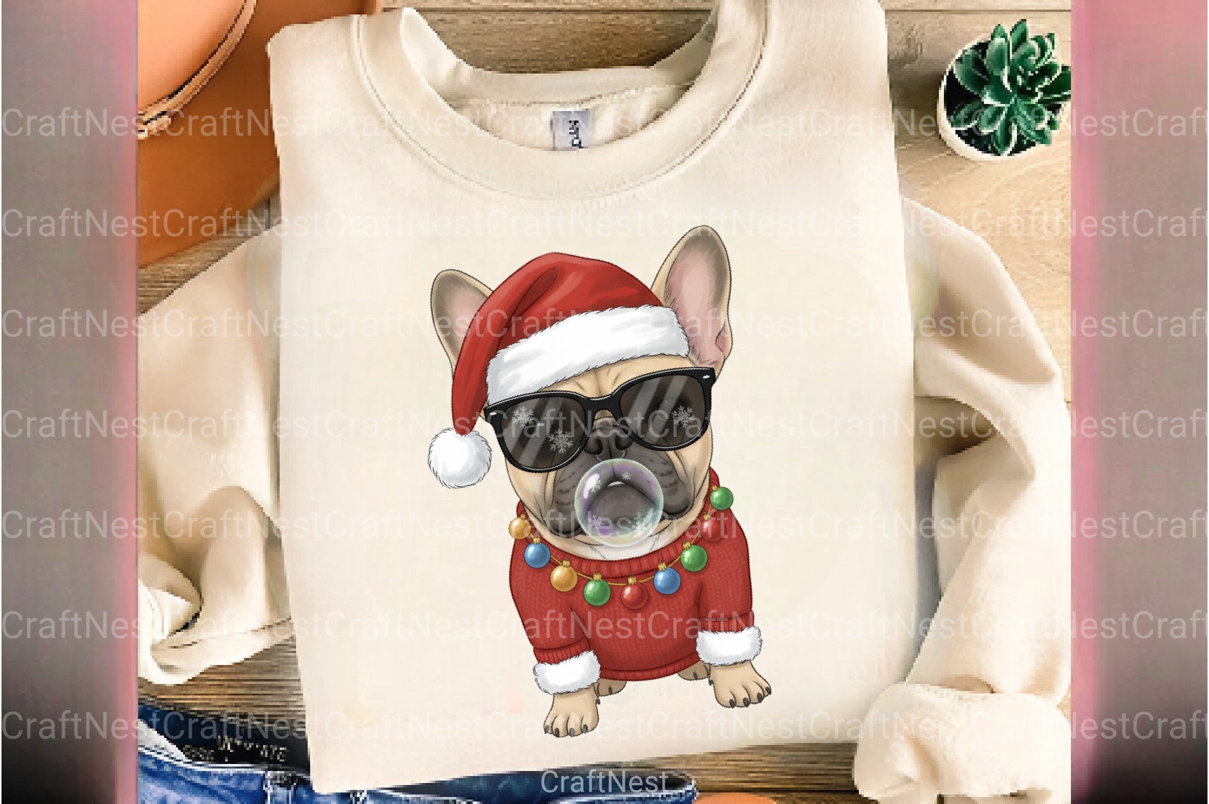 Santa Dog Clipart Bundle - CraftNest - Digital Crafting and Art