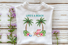 Summer Beach Flower Clipart Bundle - CraftNest - Digital Crafting and Art