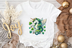 St. Patrick's Day Unicorn Clipart Bundle 99 - CraftNest - Digital Crafting and Art