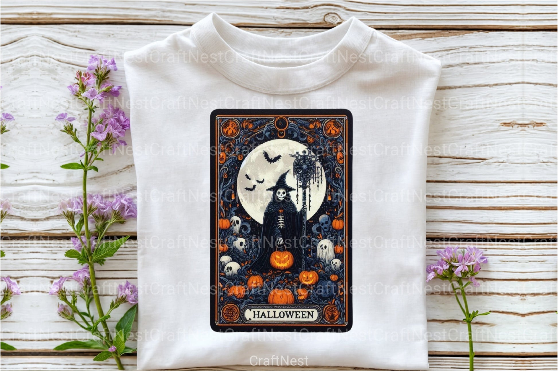 Halloween Tarot Card Clipart Bundle 10 - CraftNest - Digital Crafting and Art